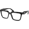 Image de Prada Femme Prada PR A19V 16K1O1 Montures optiques Acétate Noir Carré Normale