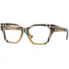Image de Burberry Femme Burberry BE2420 4146 Montures optiques Acétate Marron Cat Eye Normale