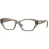 Image de VOGUE EYEWEAR Femme VOGUE EYEWEAR VO5608 3156 Montures optiques Nylon Marron Cat Eye Normale