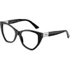Image de Jimmy Choo Femme Jimmy Choo JC3026 5000 Montures optiques Acétate Noir Géométrique Normale