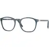 Image de Persol Homme Persol PO3007VM 1197 Montures optiques Acétate Bleu Carré Normale