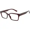 Image de Emporio Armani Homme Emporio Armani EA3244 6174 Montures optiques Acétate Marron Carré Normale