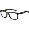 Image de Emporio Armani Homme Emporio Armani EA3246 5001 Montures optiques Injecté Noir Carré Normale