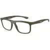 Image de Emporio Armani Homme Emporio Armani EA3246 6184 Montures optiques Injecté Vert Carré Normale