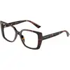 Image de Jimmy Choo Femme Jimmy Choo JC3024U 5002 Montures optiques Acétate Tortue Papillon Normale