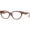 Image de Versace Femme Versace VE3370D 5508 Montures optiques Injecté Marron Carré Normale