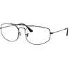 Image de Ray - Ban Unisex Ray - Ban RX6545 EXPLORER 5 2509 Montures optiques Métal Noir Transparent Géométrique Normale
