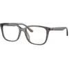 Image de Ray - Ban Unisex Ray - Ban RX7248D 8257 Montures optiques Acétate Gris Transparent Carré Normale