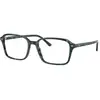 Image de Ray - Ban Unisex Ray - Ban RX5431 RAIMOND 8394 Montures optiques Acétate Bleu Transparent Carré Normale