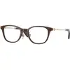Image de Burberry Femme Burberry BE2423D 4116 Montures optiques Acétate Marron Transparent Carré Normale