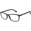 Image de Emporio Armani Homme Emporio Armani EA3069 6189 Montures optiques Injecté Bleu Carré Normale