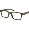 Image de Prada Linea Rossa Homme Prada Linea Rossa PS 01RV 15X1O1 Montures optiques Injecté Vert Carré Normale