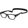 Image de Prada Linea Rossa Homme Prada Linea Rossa PS 03RV 1BO1O1 Montures optiques Injecté Noir Pillow Normale