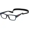 Image de Prada Linea Rossa Homme Prada Linea Rossa PS 03RV MAG1O1 Montures optiques Injecté Bleu Pillow Normale