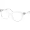 Image de Miu Miu Femme Miu Miu MU 05XV 15Z1O1 Montures optiques Acétate Transparent Carré Normale