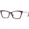 Image de VOGUE EYEWEAR Femme VOGUE EYEWEAR VO5624 2875 Montures optiques Nylon Rouge Papillon Normale