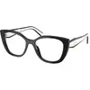 Image de Prada Femme Prada PR B04V 16K1O1 Montures optiques Acétate Noir Cat Eye Normale