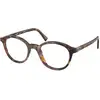 Image de Miu Miu Femme Miu Miu MU 02WV 19P1O1 Montures optiques Acétate Tortue Ronde Normale