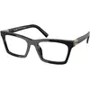 Image de Miu Miu Femme Miu Miu MU 04WV 16K1O1 Montures optiques Acétate Noir Carré Normale