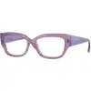 Image de VOGUE EYEWEAR Femme VOGUE EYEWEAR VO5639U 3236 Montures optiques Acétate Violet Pillow Normale