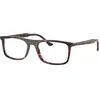 Image de Ray - Ban Unisex Ray - Ban RX5440 2012 Montures optiques Acétate Tortue Transparent Carré Normale