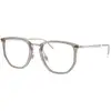 Image de Ray - Ban Unisex Ray - Ban RX4451V 8125 Montures optiques Nylon Gris Transparent Géométrique Normale