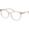 Image de Ralph Lauren Femme Ralph Lauren RA7182U 6117 Montures optiques Acétate Marron Pantos Normale