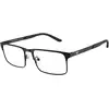 Image de Emporio Armani Homme Emporio Armani EA1170 3001 Montures optiques Métal Noir Carré Normale