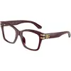 Image de Dolce & Gabbana Femme Dolce & Gabbana DG3419 3091 Montures optiques Acétate Rouge Carré Normale