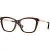 Image de Burberry Femme Burberry BE2427U 4116 Montures optiques Injecté Marron Cat Eye Normale