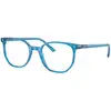 Image de Ray - Ban Unisex Ray - Ban RX5397 ELLIOT 8442 Montures optiques Acétate Bleu Transparent Géométrique Normale
