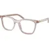 Image de Prada Femme Prada PR B11V 29D1O1 Montures optiques Acétate Violet Pillow Normale