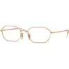 Image de VOGUE EYEWEAR Femme VOGUE EYEWEAR VO4341 5152 Montures optiques Métal Or Géométrique Normale