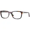 Image de Persol Unisex Persol PO3382V 1232 Montures optiques Acétate Bleu Pillow Normale