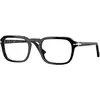 Image de Persol Unisex Persol PO3390V 95 Montures optiques Acétate Noir Carré Normale