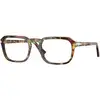 Image de Persol Unisex Persol PO3390V 1230 Montures optiques Acétate Vert Carré Normale