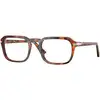 Image de Persol Unisex Persol PO3390V 1232 Montures optiques Acétate Bleu Carré Normale