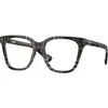 Image de Burberry Femme Burberry BE2438 4199 Montures optiques Acétate Gris Carré Normale