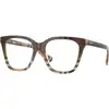 Image de Burberry Femme Burberry BE2438 4202 Montures optiques Acétate Marron Carré Normale