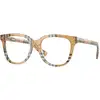 Image de Burberry Femme Burberry BE2439 4163 Montures optiques Acétate Marron Pantos Normale