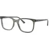 Image de Ray - Ban Unisex Ray - Ban RX5446 8453 Montures optiques Acétate Gris Transparent Carré Normale