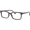 Image de Ray - Ban Unisex Ray - Ban RX5445 2012 Montures optiques Acétate Tortue Transparent Carré Normale