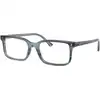 Image de Ray - Ban Unisex Ray - Ban RX5445 8456 Montures optiques Acétate Bleu Transparent Carré Normale