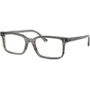 Image de Ray - Ban Unisex Ray - Ban RX5445 8453 Montures optiques Acétate Gris Transparent Carré Normale
