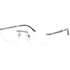 Image de Ray - Ban Unisex Ray - Ban RX3768V 3201 Montures optiques Métal Gris Transparent Géométrique Normale