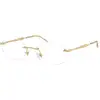 Image de Ray - Ban Unisex Ray - Ban RX3767V 2500 Montures optiques Métal Or Transparent Ronde Normale