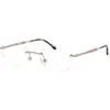 Image de Ray - Ban Unisex Ray - Ban RX3767V 3207 Montures optiques Métal Rose Transparent Ronde Normale
