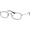 Image de Ray - Ban Unisex Ray - Ban RX6647 3179 Montures optiques Métal Noir Transparent Géométrique Normale