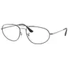 Image de Ray - Ban Unisex Ray - Ban RX6645 3179 Montures optiques Métal Noir Transparent Géométrique Normale