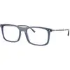 Image de Ray - Ban Unisex Ray - Ban RX7260 8462 Montures optiques Nylon Bleu Transparent Carré Normale